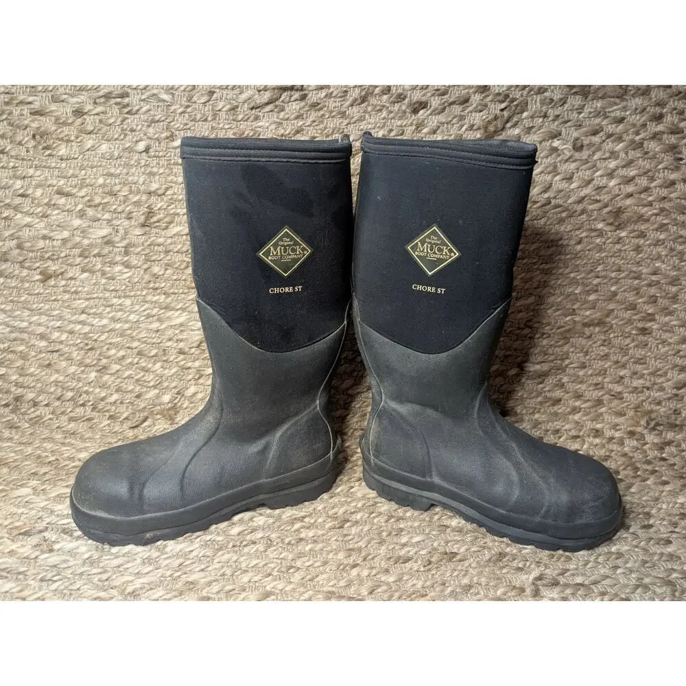 Muck Boot Company Unisex Size Men's 5, Women's 6 Chore Mid Calf Boots - Black